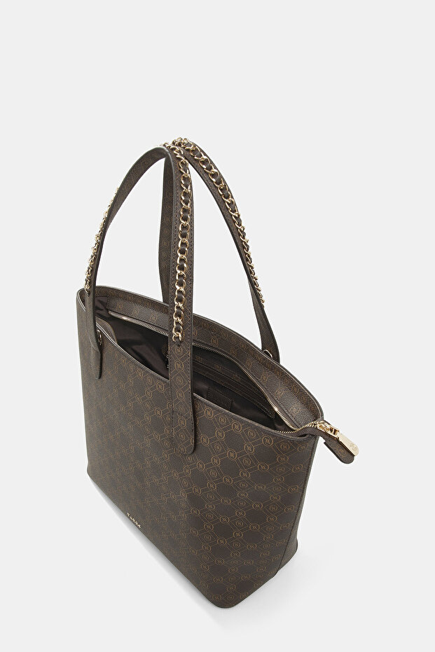 KAHVE MONOGRAM ÇANTA - 6