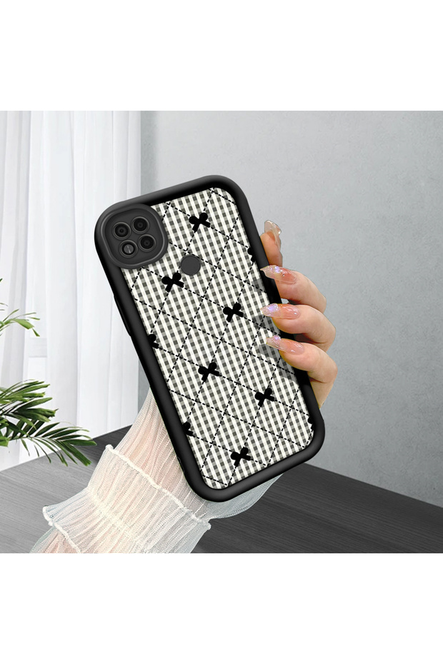 Poco C31 Compatible Striped Pattern Camera Protected Slim Soft Silicone Phone Case
