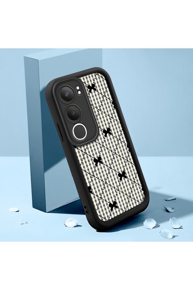 Vivo Y19S Compatible Striped Pattern Camera Protection Slim Soft Silicone Phone Case