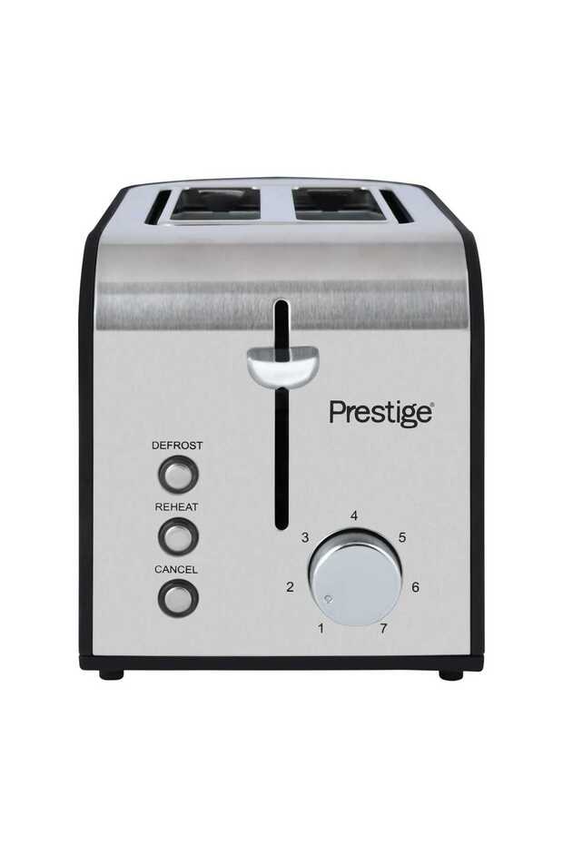 2 Slice Toaster, 800W, Silver - 1