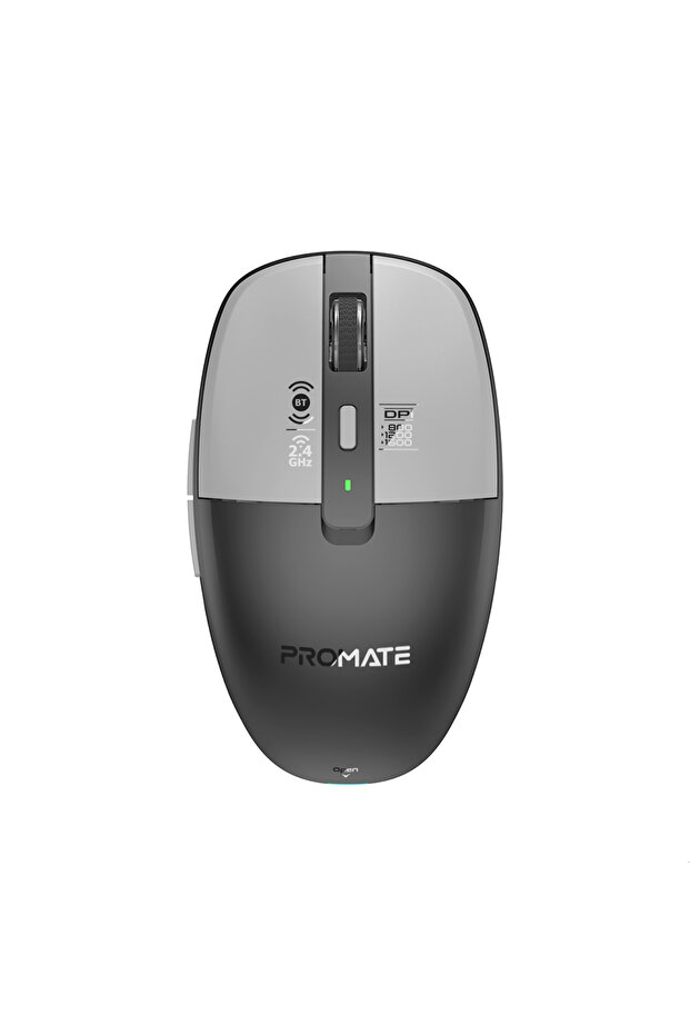 Flixi Bluetooth + 2.4GHz Wireless Mouse, 1600 DPI, Silent, Dual Dongles, Rechargeable