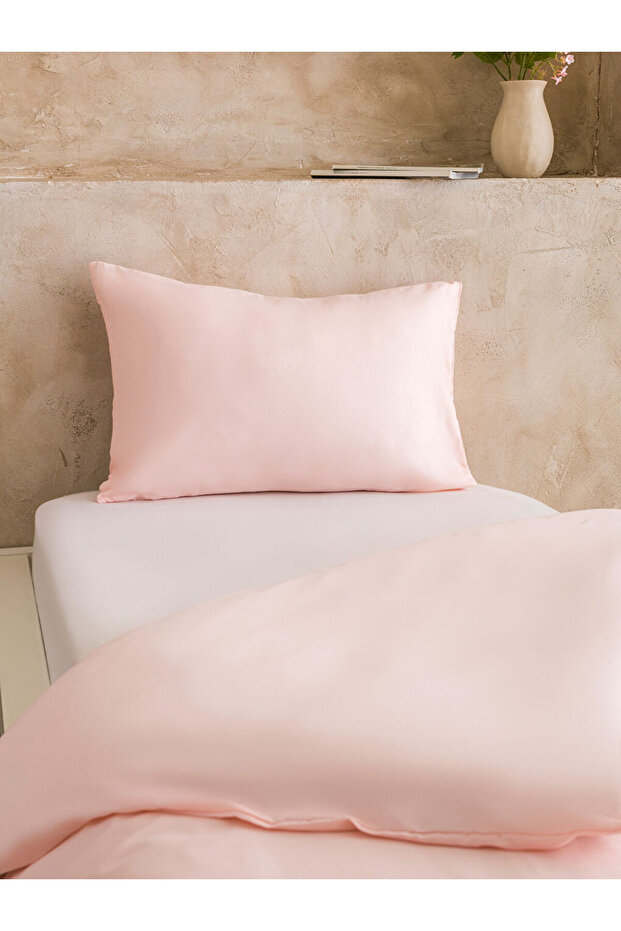 Pembe Basic Tek Kişilik Nevresim Seti - 3