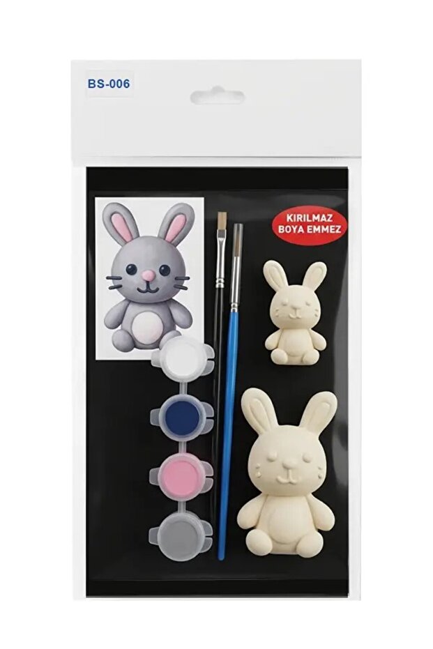 Bs006 Rabbit Mini Acrylic Painting Set - Painting Set for Kids