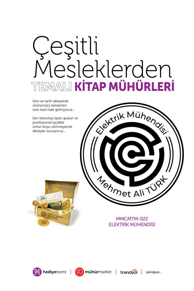 Mühürmarket > Electrical Engineer Book Seal - Ex-Libris - Book Stamp > Mmcmtm-022