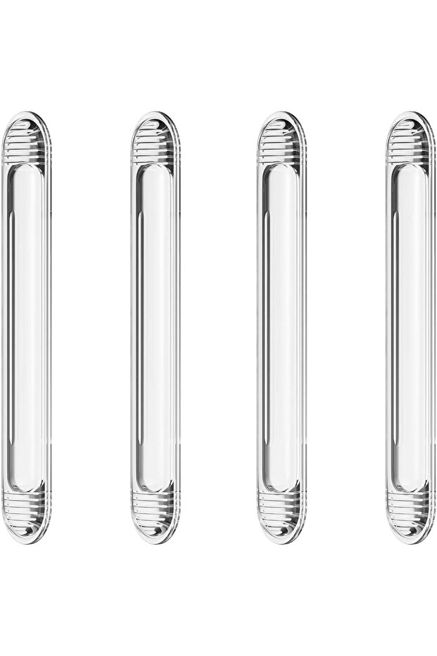 Clear Rubber Cabinet Door Bumper, Adhesive Wall Protector for Drawers, Toilet Lids