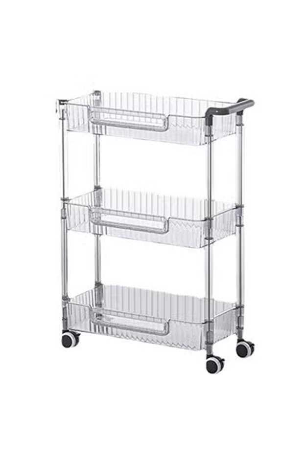 Versatile 3 Layered Rectangular Shaped Floor-standing Fruit and Vegetable Storage Rack - 3