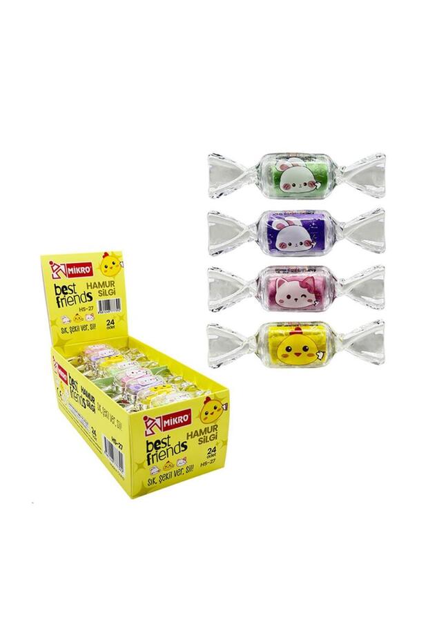 Hs-27 Best Friends Dough Eraser 24' Pack Hs27