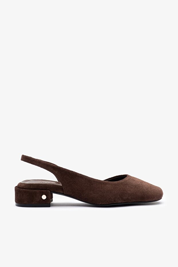 Judith Brown Suede Leather Women's Heeled Shoes