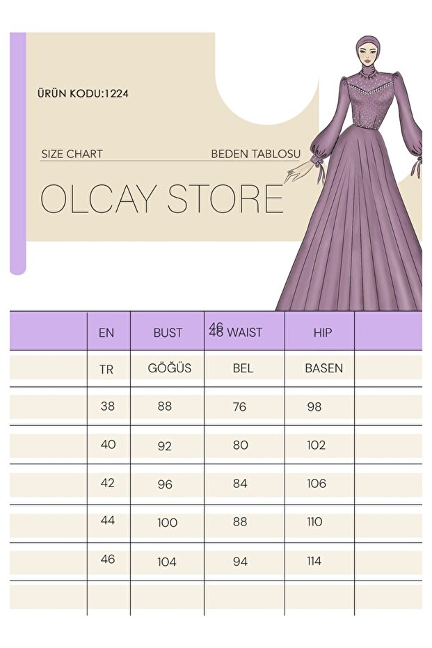 Rochie de seară cu hijab - Gul - - 7