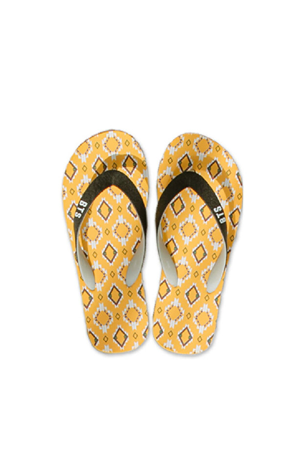 BTS Idol Basic Flip Flops (Yellow-25cm)