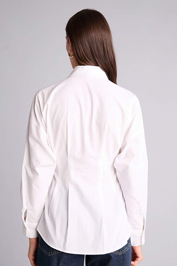 Fıtted Poplin Gömlek G8610AX26SP - 5