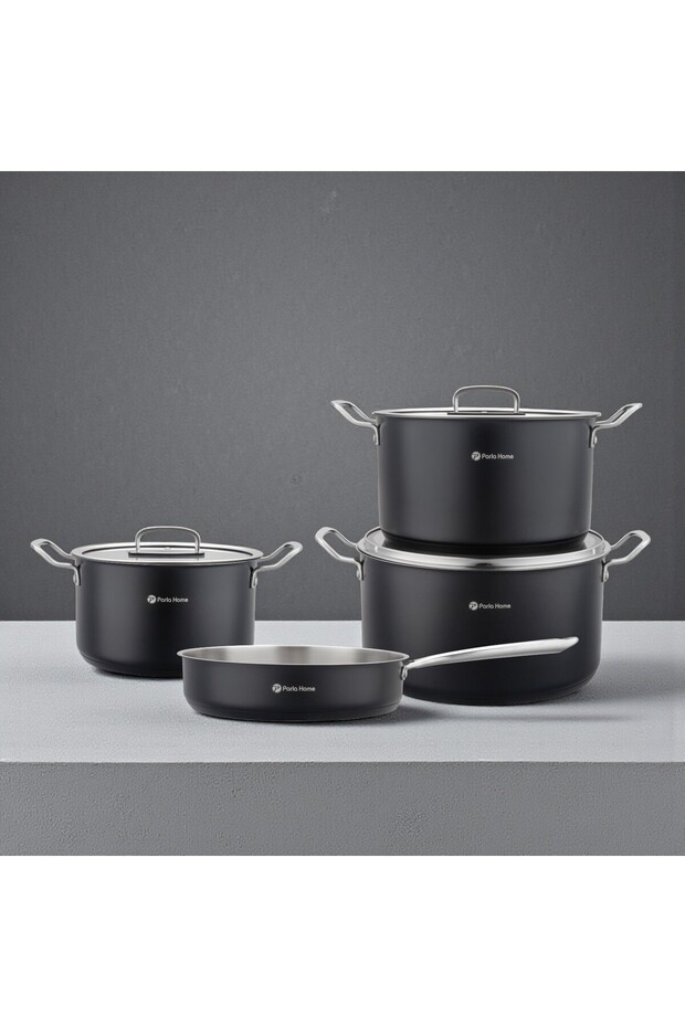7Pcs Cookware set Maxit Series M-220, Stainless steel 304, Induction.