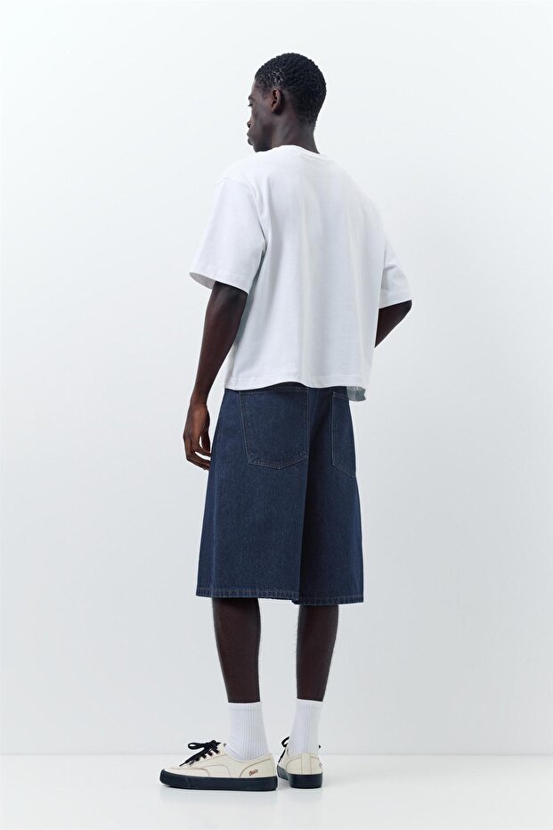 Skater denim bermuda - 5