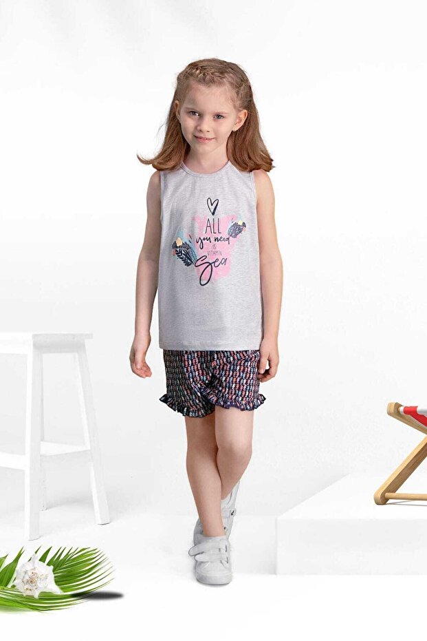 Seahorse Karmelange Girls Shorts Set