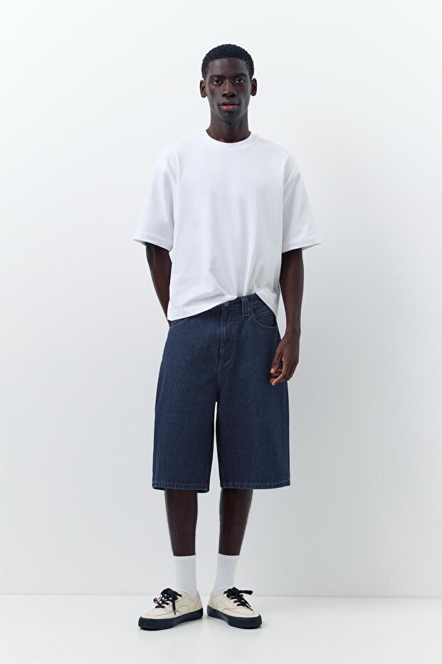 Skater denim bermuda - 1