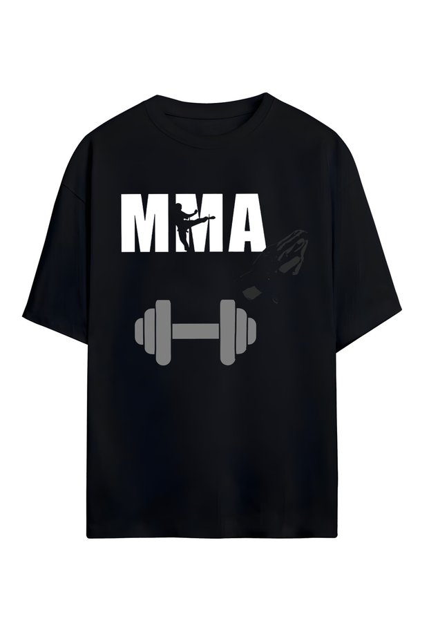 Mma Printed Unisex 100% Cotton Oversize T-Shirt