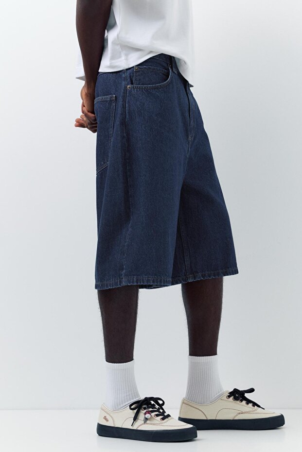 Skater denim bermuda - 4