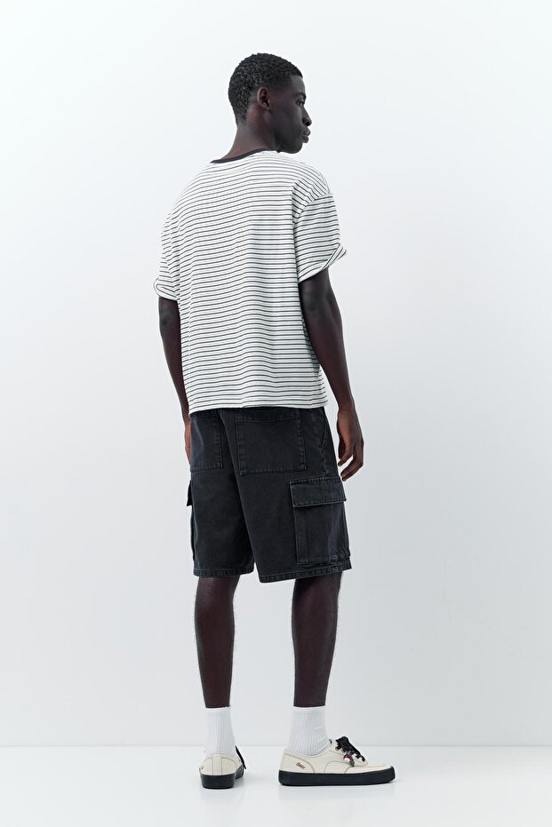 Baggy kargo bermuda - 5