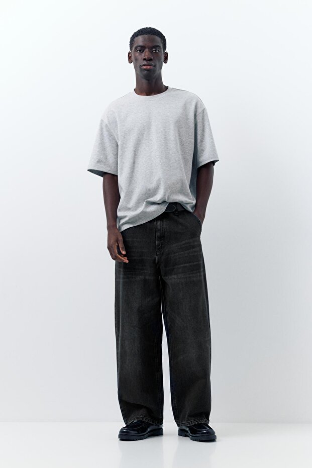 İşlemeli Skater Jean - 1