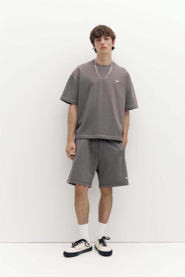 Kısa kollu logolu sweatshirt - 2