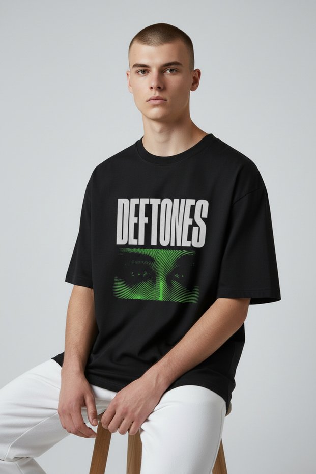 Deftones 100% Cotton Unisex Oversize T-Shirt