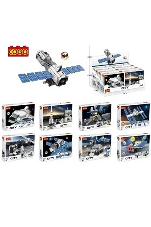 Cogo City 8 in 1 Space Collection