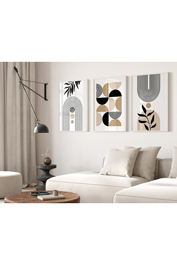Poster Frame Set of 3 (40x60 cm) Wall Art Painting Decor with 2 cm Thick Frame