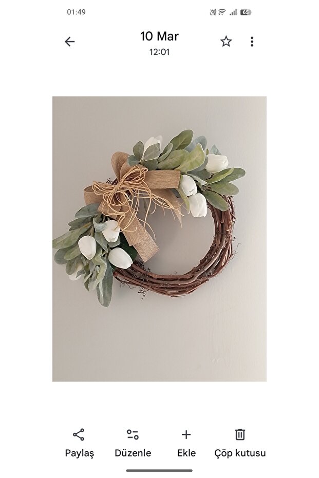 Manolya kapı çelenki - 2