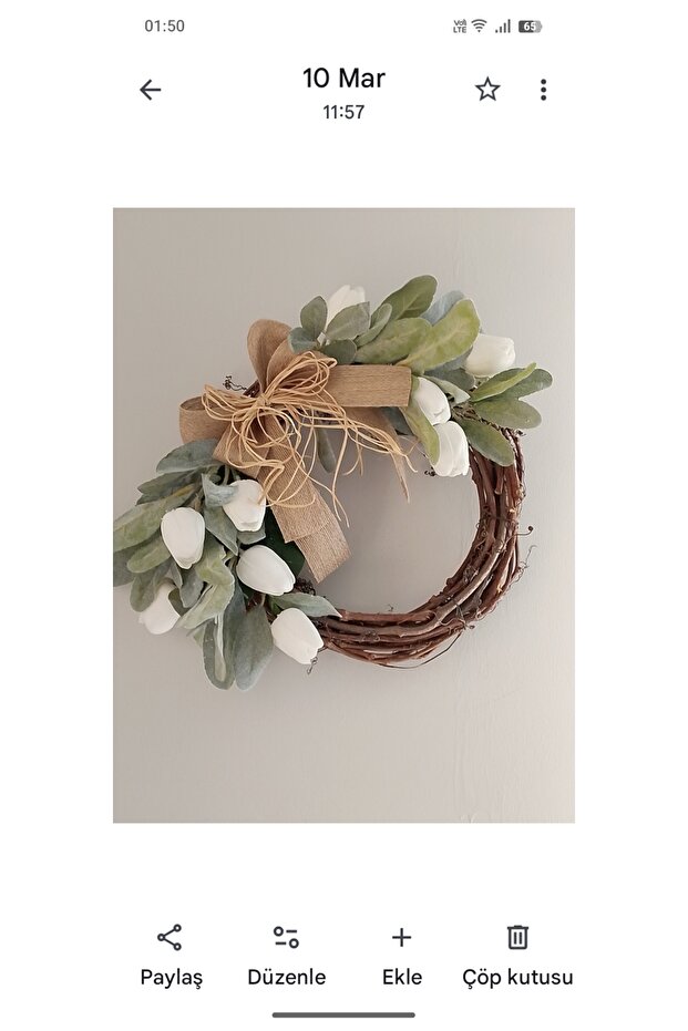 Manolya kapı çelenki - 1