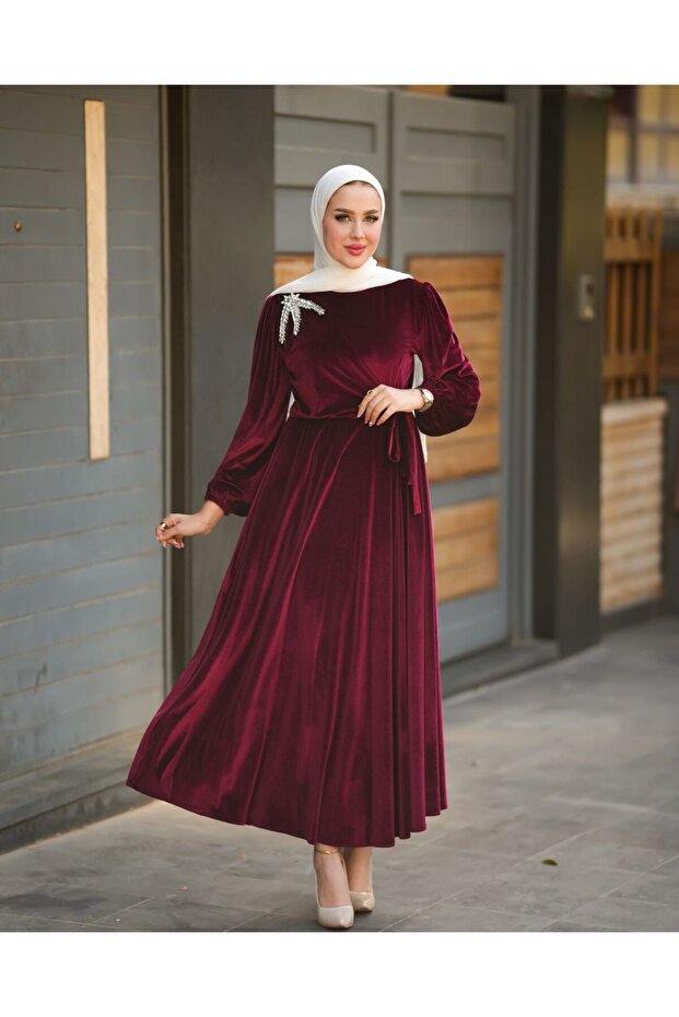 Royal Velvet Dress
