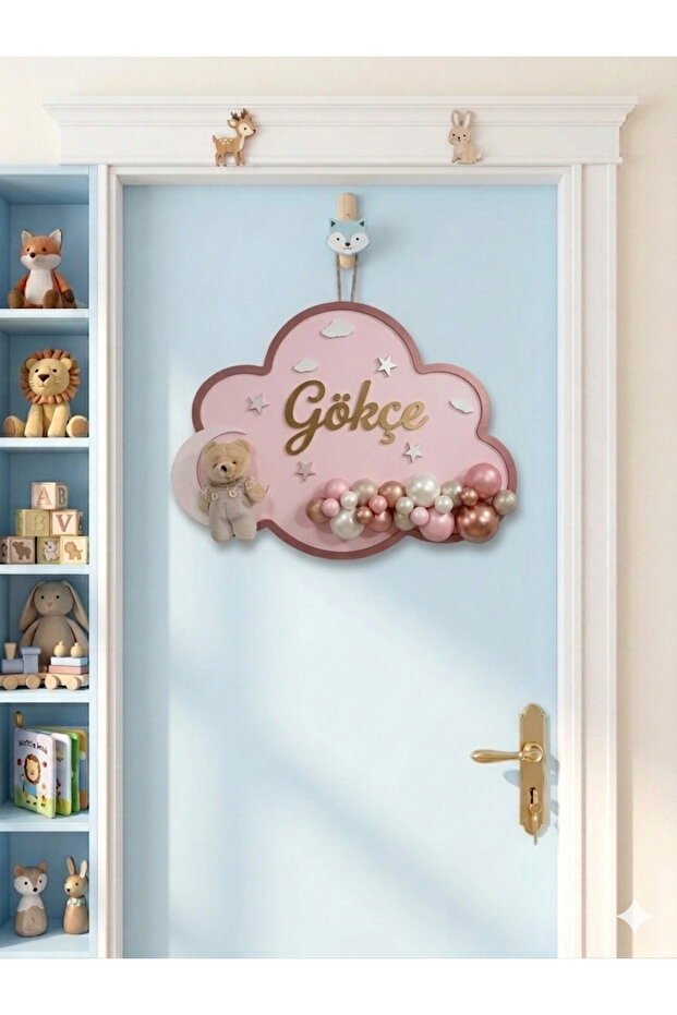 İsme Özel Kapı Süsü Bubble Kapı Süsü Ledli Kapı Süsü - 1