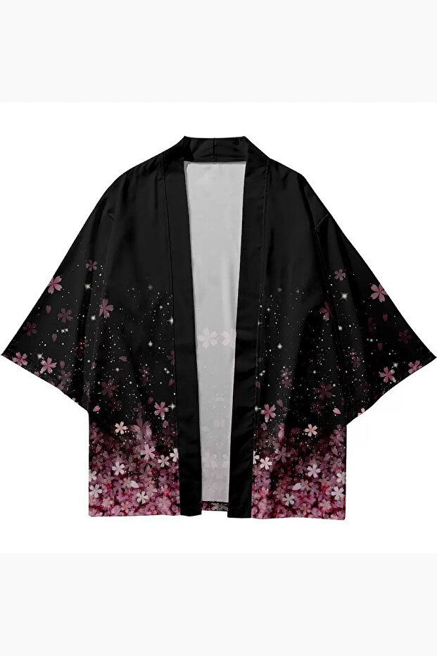Kimono Japanese Samurai Anime Digital Print Thin Summer One Size
