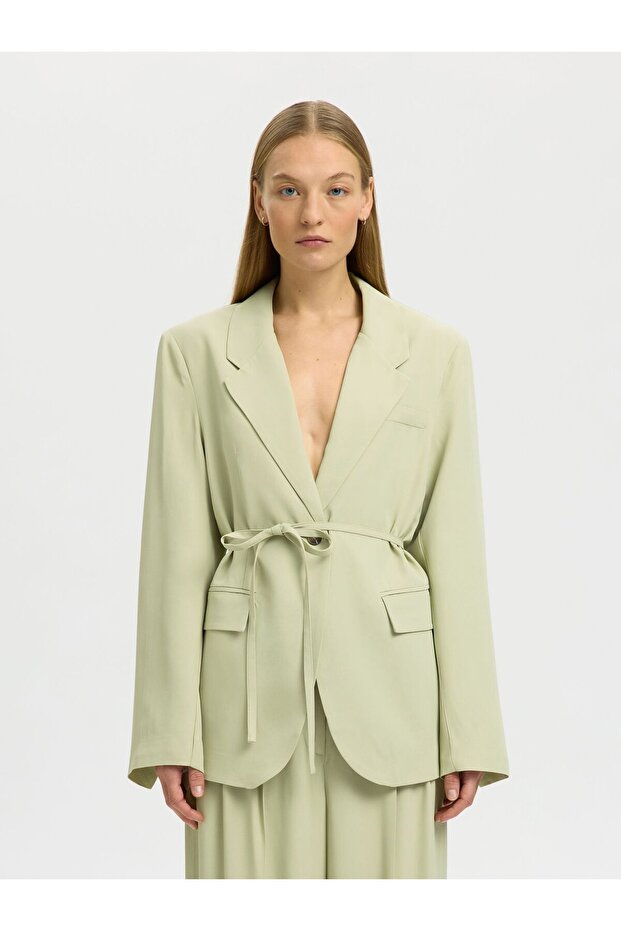 Oversize-Blazer Gürtel - 1