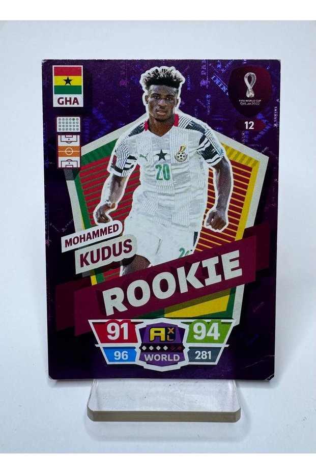 Mohammed Kudus Rookie Fifa World Cup 2022 Qatar Football Player Card