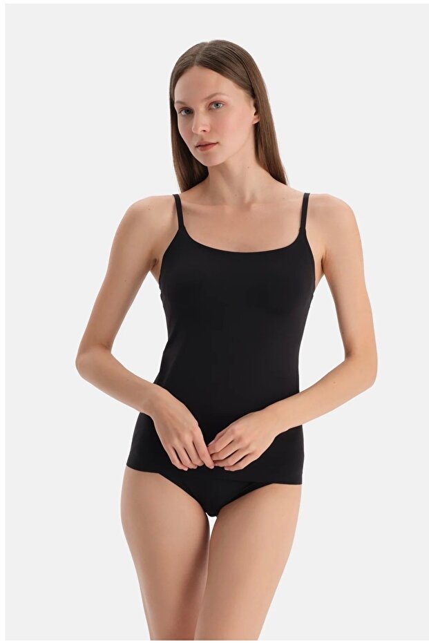 Women's Covered Tank Top Thin Straps Padded Tank Top Daily Comfortable Use Underwear