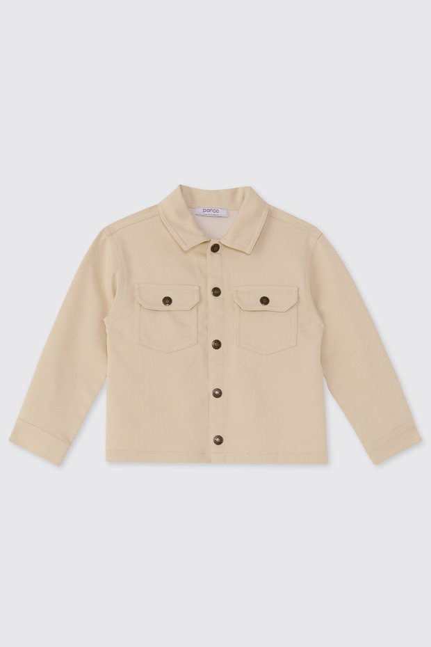 Baby Boy Beige Jacket - 1