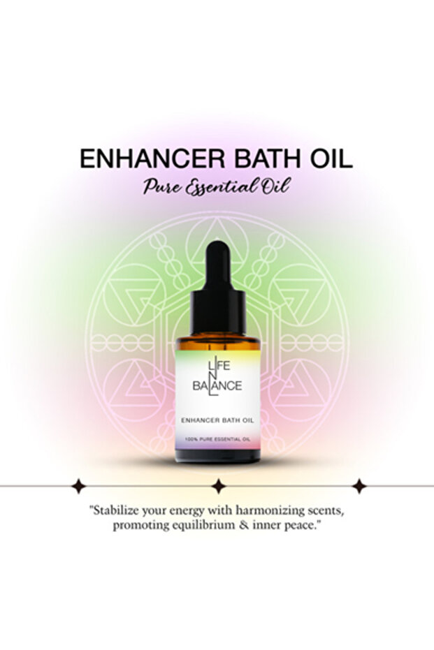 Enhancer Bath Oil 30 ml-Aromatherapy Blend – Natural Herbal & Essential Oil Soak