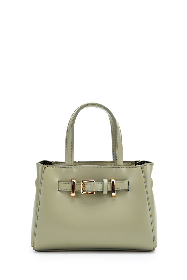 Belt Detail Mini Nadia Women Crossbody Bag Green