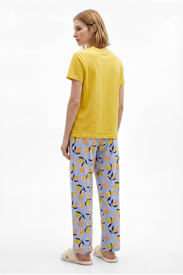 Kadın Basic Pijama Takımı - 4