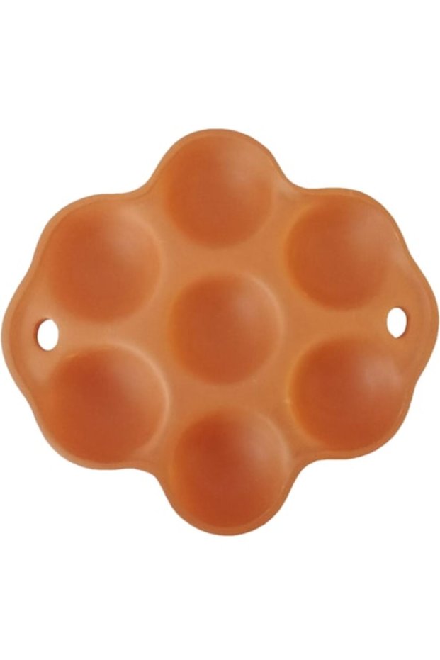 Formă de copt, vase din lut, 7 compartimente, maro