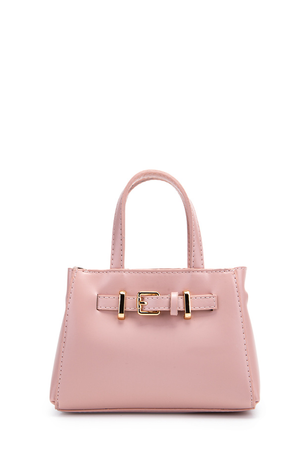 Belt Detail Mini Nadia Women's Crossbody Bag Powder