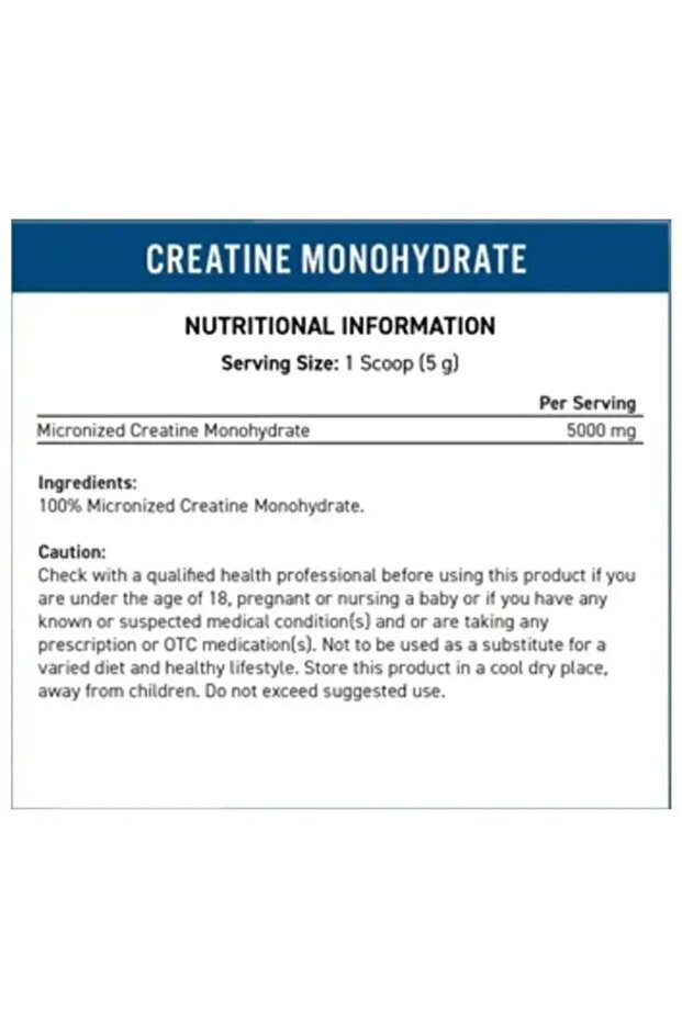 CREATINE MONOHYDRATE - 2