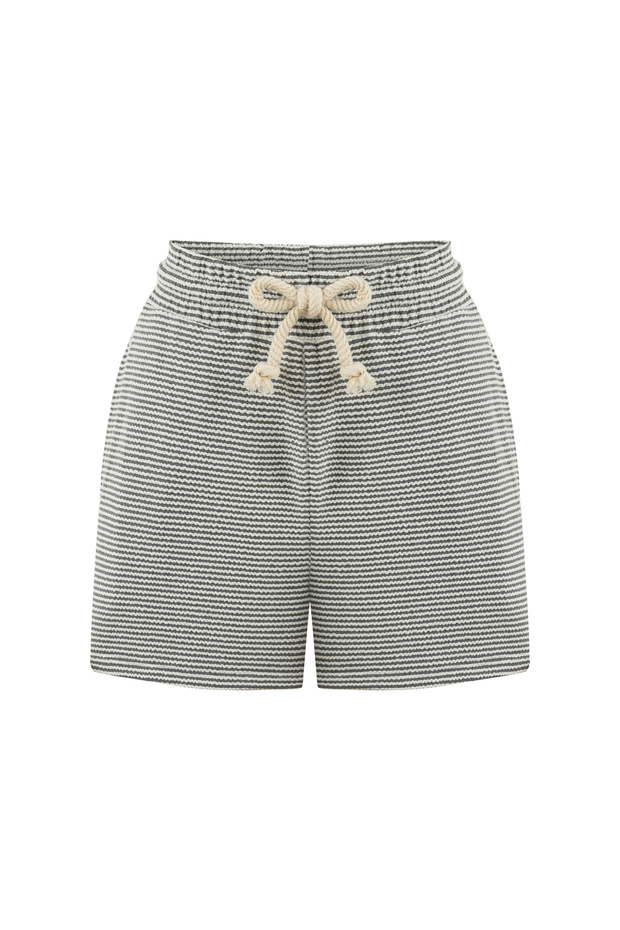 ÇİZGİLİ MİNİ ŞORT - 1