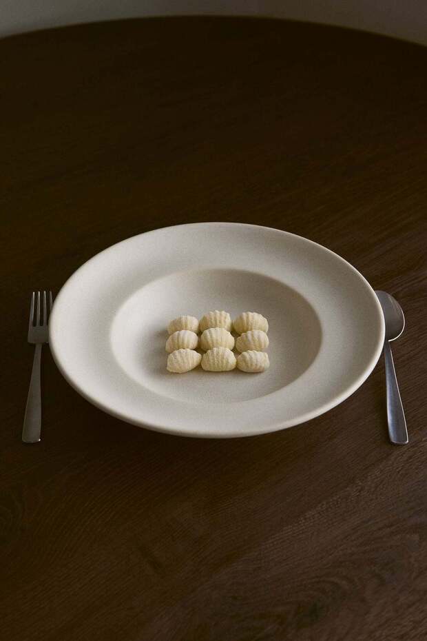 2-pack reactive-glaze deep plates