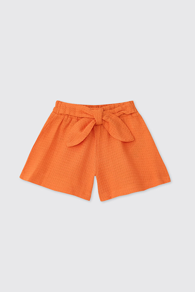 Baby Girl Orange Shorts