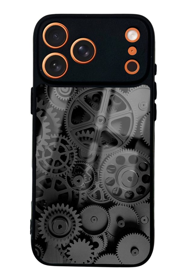 iPhone 17 Pro Max Kinetic Silence Design Glossy Phone Case