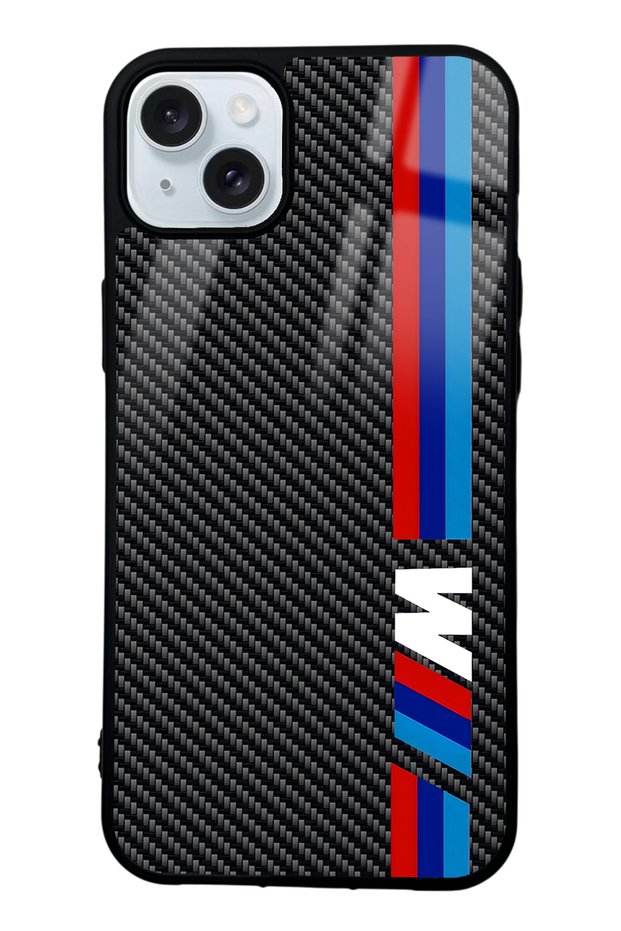 iPhone 15 Plus Carbon m Design Glossy Phone Case