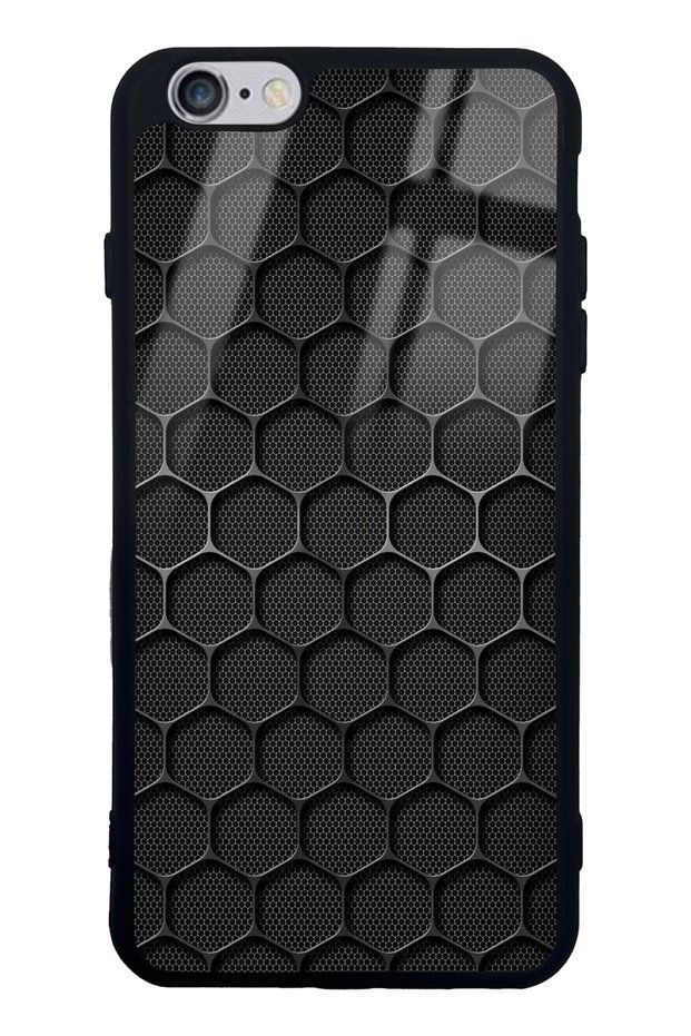 iPhone 6 Plus Glossy Phone Case with Armor Grid Design