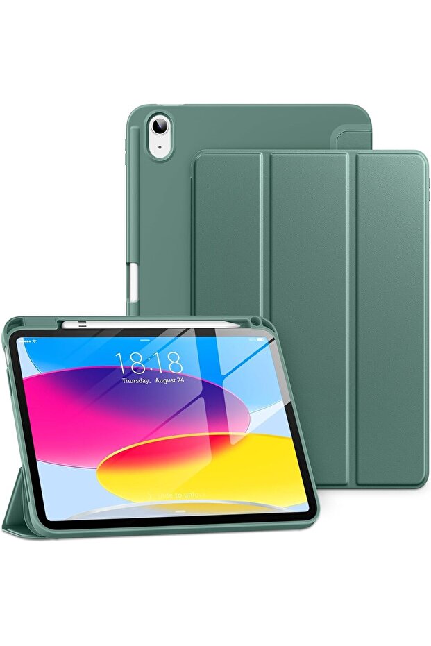 IPad Case for 10.9-inch 10th Gen (2022) and 11-inch 11th Gen (2025), Tri-fold Stand Cover with Penci