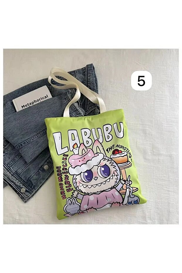 Lapopu Cartoon Canvas Bag